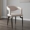 Leisuremod Entice PU Leather Dining Chair with Iron Legs, 2PK EC60CR2 - alternate 4