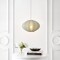Jonathan Y Kira 18.38" 1-Light Scandinavian Japandi Adjustable Lantern Metal w/Ribbed Cocoon UFO Saucer Shade L JYL4208B - alternate 5