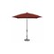 Treasure Garden 7.5 ft Square Patio Umbella, aluminum, fiberglass ribs, outdoor, Henna UM847SQ-09 5407 Henna - alternate 1