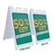 Signmission 50% Off Storewide, A-Frame & 2 Decals Installed, Heavy-Duty Plastic Frame SBHD-D-2436-30334 - alternate 3