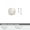 Amerock Stature 1-1/4 inch 32mm Length Polished Nickel Cabinet Knob BP11287PN - alternate 2