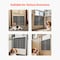 Vevor RV Screen Door Protector Adjusts from 22 to 31.5 in Adjustable Door Grille Black SZJJPMMD - alternate 3