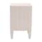 Baxton Studio Leyna Modern Beige Faux Shagreen 3-Drawer End Table 251-13969-ZORO - alternate 5