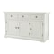 Homeroots Modern Farm White Three Door Buffet Server 388248 - alternate 2