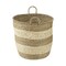 Homeroots Set of Two Natural And Beige Wicker Basket, 2PK 392160 - alternate 7
