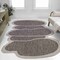 Jonathan Y Jasper Modern Rustic Abstract Light Brown/Beige 6 ft. x 9 ft. Indoor/Outdoor Shaped Area Rug SHP101D-6 - alternate 4