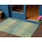 Homeroots 3' X 5' Artichoke Green Striped Washable Indoor Outdoor Area Rug 608449 - alternate 1