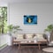 Trademark Fine Art Outdoor Canvas Art Barathieu Gabriel Clownfish In Blue Wall Art for Patios, or Gardens 1X11766-OC1624WR - alternate 3