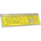 Logickeyboards XLPRINT PC SLIM LINE BLK ON YL LKBU-LPRNTBY-AJPU-US - alternate 3