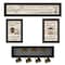 Homeroots Set Of Four Kitchen Collection with Seven Peg Mug Kitchen Wall Art, 4PK 406668 - alternate 1