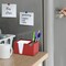 Acrimet Desktop Organizer Pencil, Pen, Paper, Clip, Caddy Holder (Plastic) (Paper Included) (Red Color) 954.VM - alternate 5