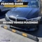 Traffic Kontrol Parking Wheel Stop Block Curb Kit, Rubber, 4 in Height, 72 in Length, 28 lbs TK-PS-6-BKYW-B-KIT - alternate 5