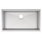 Whitehaus Collection Whitehaus 33 in Undermount Single Bowl 16 Gauge Brushed Stainless Steel Workstation Sink WHSW3319 - alternate 4
