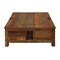 Homeroots 40" Brown Solid Wood Square Lift Top Solid Trunk Coffee Table 488844 - alternate 4
