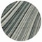 Homeroots 8' Black Gray And Ivory Round Striped Washable Indoor Outdoor Area Rug 614961 - alternate 6