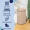 Happimess Darla 14.27-Gallon All-Weather Wicker/Metal Swing Top Hideaway Outdoor Trash Can, Light Pink/White HPM1201D - alternate 7