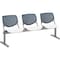 Kfi Kool Beam Seat Beam Seating, 71 in W 22" L 31" H, Polypropylene Seat 2300BEAM3-BP03-SP08 - alternate 1