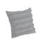 Homeroots Set of Two Gray Ribbed Cotton Throw Pillow With Fringe, 2PK 554606 - alternate 4