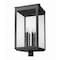 Z-Lite Hartwell 6-Light Outdoor Post Mount Fixture, 15 in W x 32.75 H, Sand Black 5019PHXXLR-BK - alternate 4