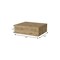 Homeroots 5" Beige Wood One Drawer Floating Nightstand 546184 - alternate 7