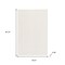 Homeroots 5' x 8' Beige Non Slip Rug Pad 384350 - alternate 2