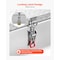 Vevor Aluminum Truck Bed Tool Box Diamond Plate Tool Box 30.3 x 24 x 9 in CXT2024TB-31 - alternate 7