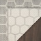 Homeroots 9' X 12' Gray And Ivory Geometric Indoor Outdoor Area Rug 556326 - alternate 3