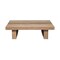 Homeroots 33" Natural Solid Wood Outdoor Coffee Table 555648 - alternate 3