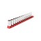 Tekton 1/4 Inch Drive Semi-Deep 6-Point Socket Set with Rail, 14-Piece (4 - 15 mm) SHD90116 - alternate 1