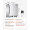 Vevor 24 in Outdoor Beverage Fridge Cooler 150QT Beer Refrigerator Stainless Steel BC-145B - alternate 6
