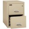 Fireking 15-1/4" W 2 Drawer Fire-Resistant Vertical File Cabinet, Parchment, Legal 2-2130-2PA - alternate 2