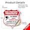 Signmission Video Surveillance Shield Sign This Prop, 12 inch X 12 inch, Vinyl Decal, 2PK SHI-D-2PACK-12-470 - alternate 3