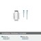 Amerock Mulholland 1-1/4 in 32 mm Length Polished Chrome Cabinet Knob BP5302926 - alternate 3