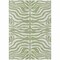 Homeroots 9' X 12' Artichoke Green And Ivory Animal Print Washable Indoor Outdoor Area Rug 600580 - alternate 6