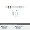 Amerock Carrione 3 inch 76mm Center-to-Center Marble White/Oil-Rubbed Bronze Cabinet Pull BP36639MWORB - alternate 2