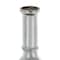 Homeroots 30" Antiqued Silver Floral Glass Bottle Table Vase 574272 - alternate 3