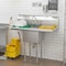 Koolmore 1 Compartment Stainless Steel NSF Commercial Kitchen Prep & Utility Sink with 2 Drainboards SA141611-12B3 - alternate 3