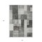 Homeroots 3' X 5' Pewter And Black Geometric Washable Indoor Outdoor Area Rug 605861 - alternate 4