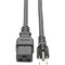 Eaton Tripp Lite Series Computer Power Cord, C19 to NEMA 5-15P - Heavy-Duty, 15A, 125V, 14 AWG, 8 ft. P034-008 - alternate 1