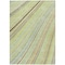 Homeroots 10' X 14' Sage Brown And Sky Blue Striped Washable Indoor Outdoor Area Rug 614952 - alternate 4
