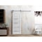 Sartodoors Sturdy Barn Door Frosted Glass White 28x84 Solid Core Modern Interior QUADRO4445BD-S-WS-2884 - alternate 4