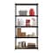 Iron Horse 2300 Riveted Steel Shelving 4-Shelf Unit, 18D x 36W x 60H, Black 20991 - alternate 3