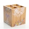 Urban Market Gibson 5.5 Inch Square Bamboo Utensil Holder in Animal and Floral Print 122889.01 - alternate 4