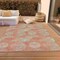 Homeroots 5' X 8' Salmon Ivory And Sky Blue Polka Dot Washable Indoor Outdoor Area Rug 614708 - alternate 4