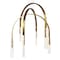 Cwi Lighting Curva Integrated LED 38in Brass Chandelier with Handcrafted Glass 1725P38-6-624 - alternate 3
