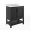 Flash Furniture Vega 30in. Vanity w/Sink, Storage Cabinet, Marble Counter & Blk Hardware, Blk/Wht FS-VEGA30-BK-HDBLK-GG - alternate 2