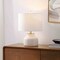 Jonathan Y Malone 20" Modern Transitional Ribbed Tapered Ginger Jar Resin/Metal LED Table Lamp, Cream JYL5517C - alternate 5