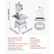 Vevor 2200W Commercial Electric Meat Bandsaw Stainless Steel Bone Sawing Machine YF-400A - alternate 5