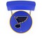 Holland Bar Stool Co 30" Chrome 2-Ring St Louis Blues Swivel Bar Stool, Back L7C430STLBlu - alternate 2