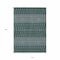 Homeroots 10' X 14' Green Blue And Purple Tribal Washable Indoor Outdoor Area Rug 582565 - alternate 7
